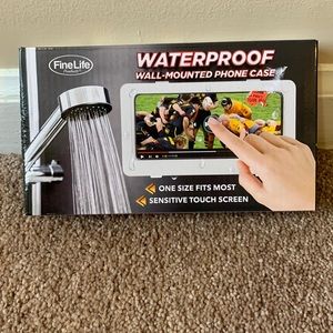 New in Box FineLife Waterproof Wall-Mounted Phone Case